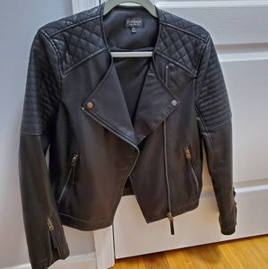 Top Shop quilted moto jacket